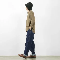 FOB FACTORY Jeans^/ F0511 WW2 Denim deck trousers One wash one-wash