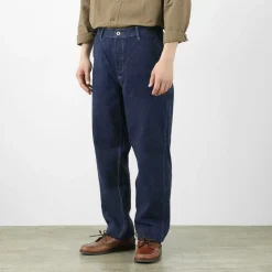 FOB FACTORY Jeans^/ F0511 WW2 Denim deck trousers One wash one-wash