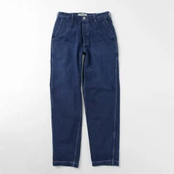 FOB FACTORY Jeans^/ F0511 WW2 Denim deck trousers Used finish used-wash