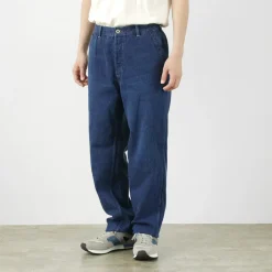 FOB FACTORY Jeans^/ F0511 WW2 Denim deck trousers Used finish used-wash