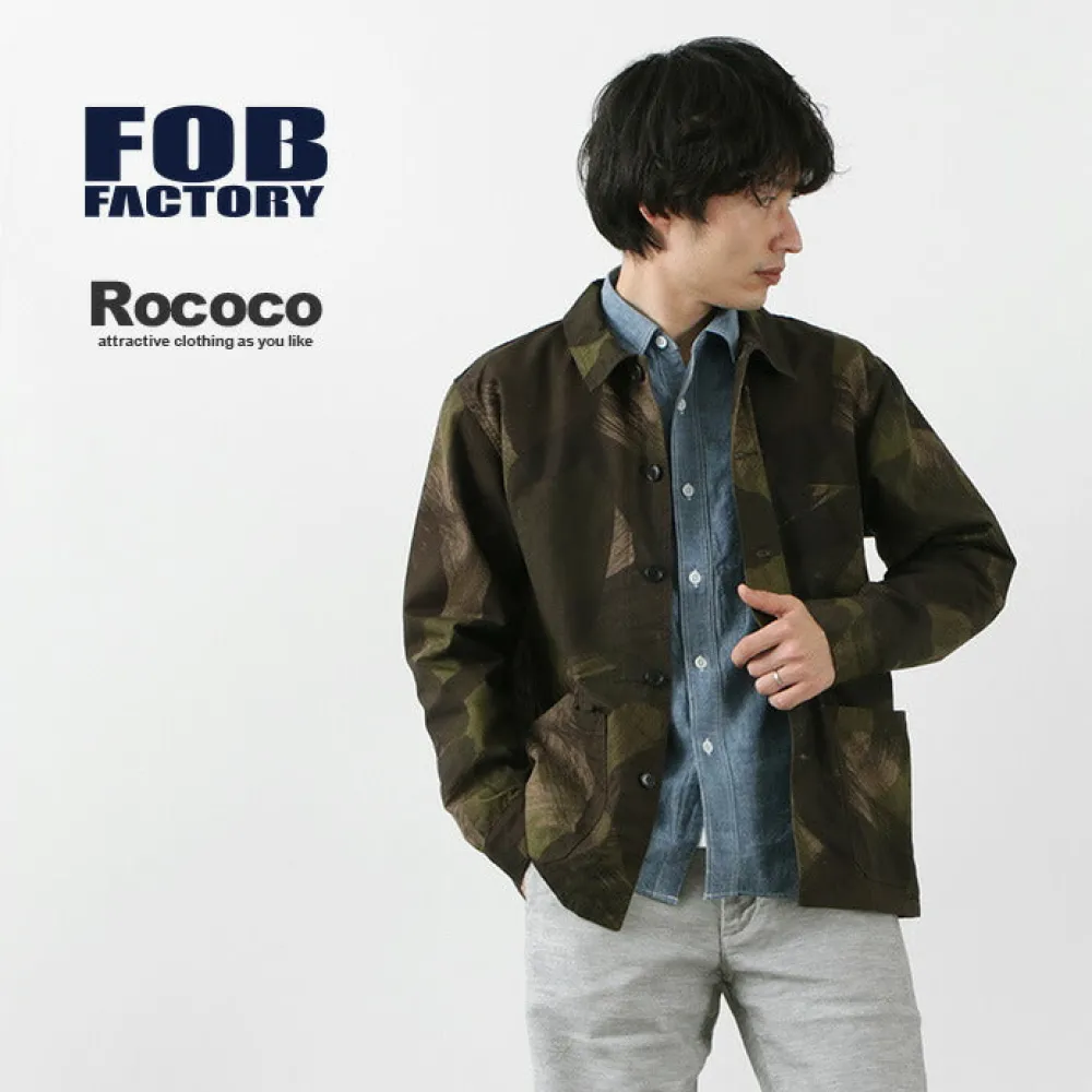FOB FACTORY Jackets^/ FRC003 French Shirt Jacket camo