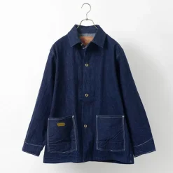 FOB FACTORY Jackets^/ F2417WW2 denim coveralls one-wash