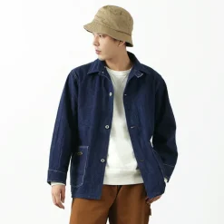 FOB FACTORY Jackets^/ F2417WW2 denim coveralls one-wash