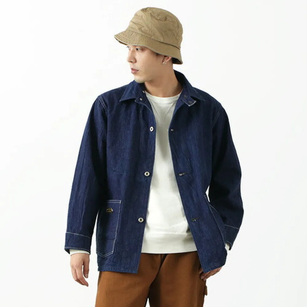 FOB FACTORY Jackets^/ F2417WW2 denim coveralls one-wash