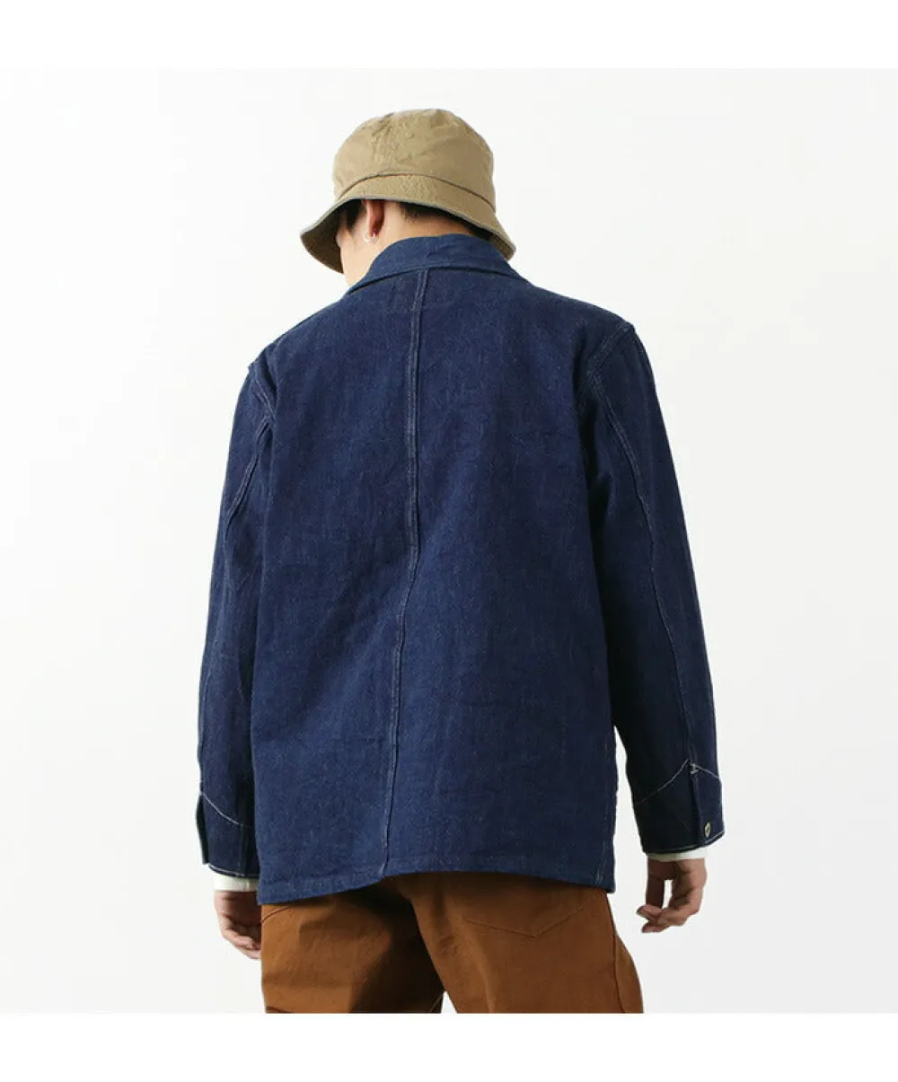 FOB FACTORY Jackets^/ F2417WW2 denim coveralls one-wash