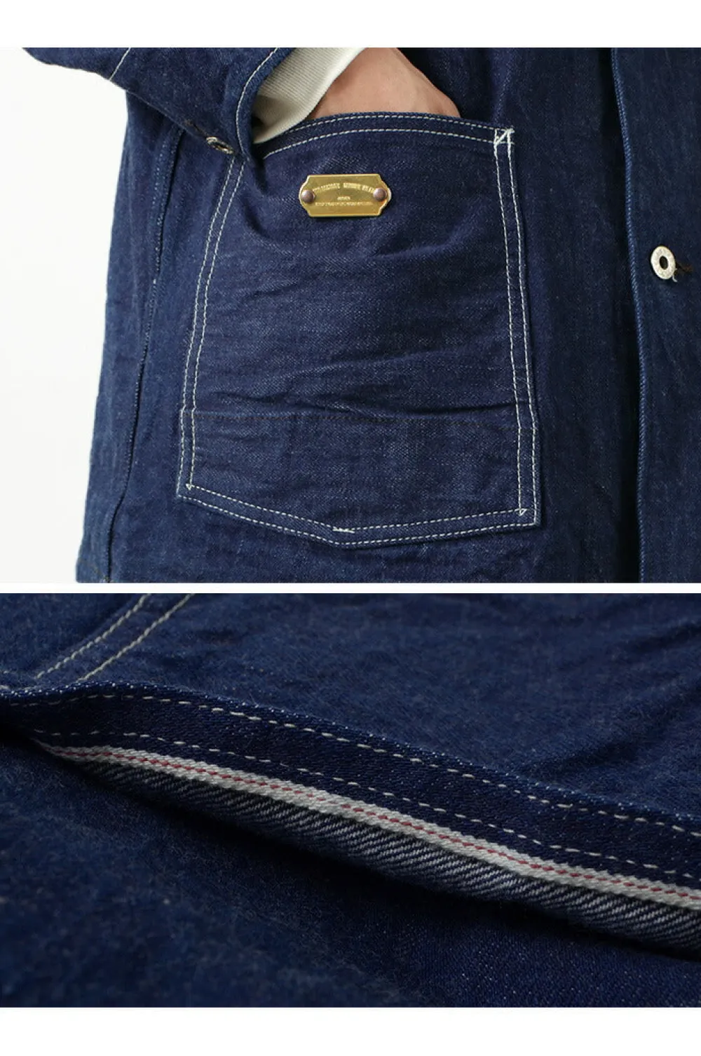 FOB FACTORY Jackets^/ F2417WW2 denim coveralls one-wash