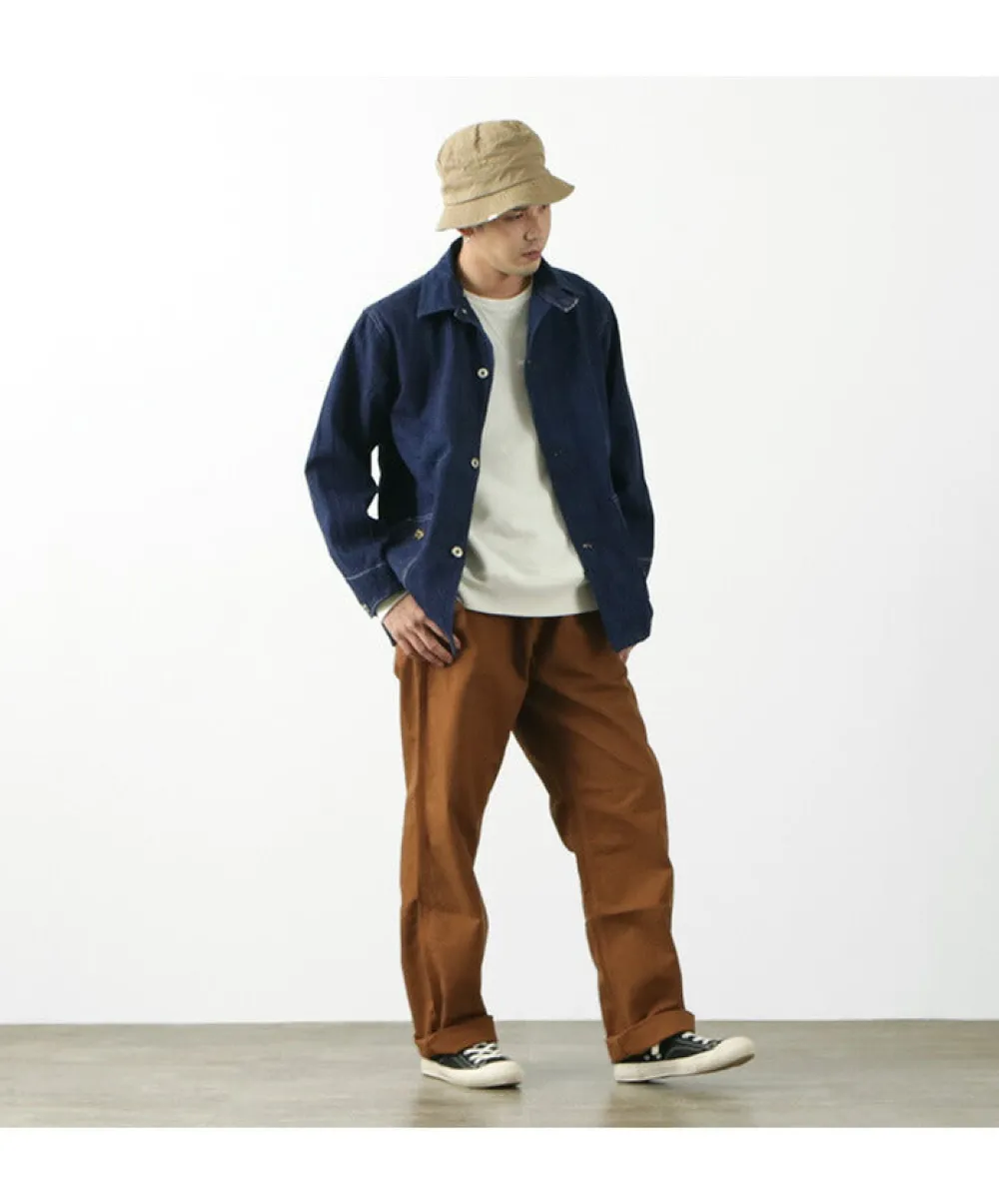 FOB FACTORY Jackets^/ F2417WW2 denim coveralls one-wash