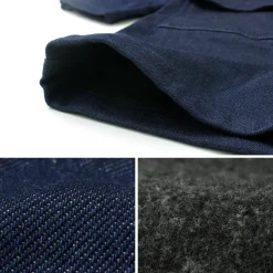 FOB FACTORY Coats^/ Indigo Duffle Coat one-wash