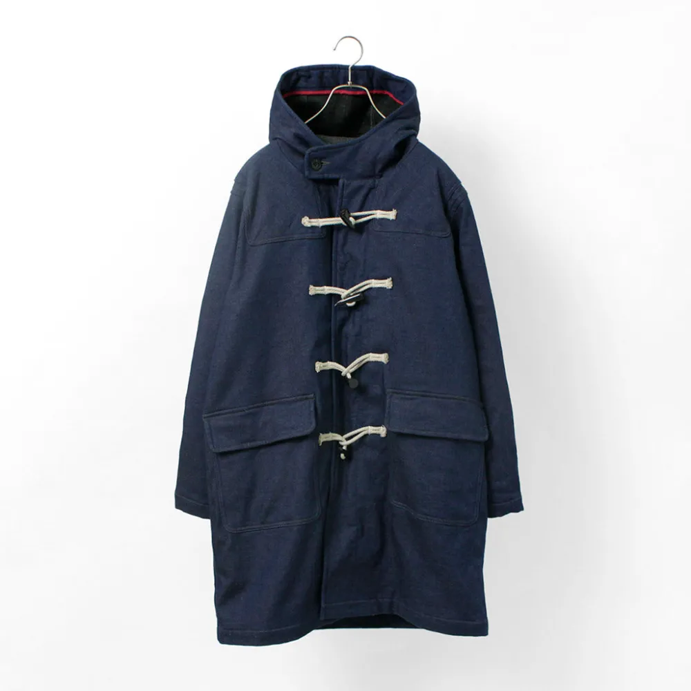 FOB FACTORY Coats^/ Indigo Duffle Coat one-wash