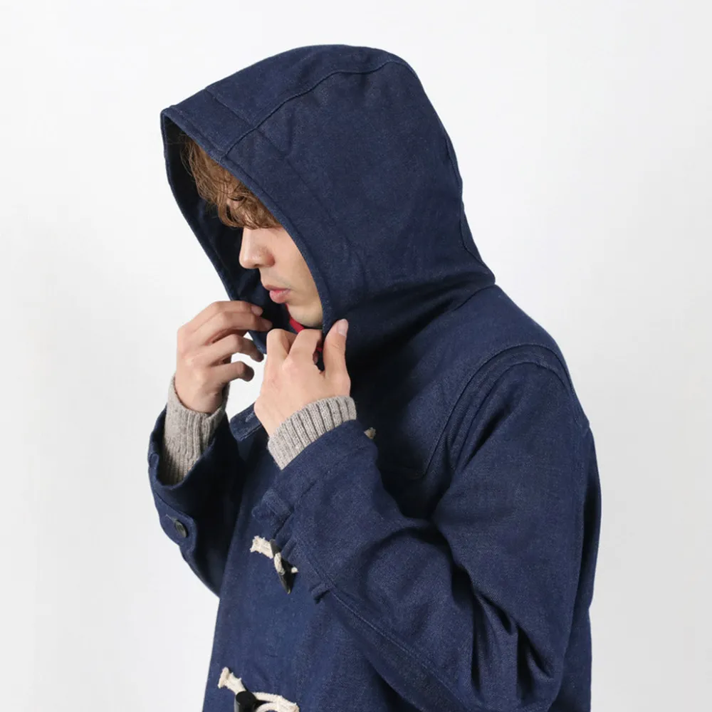 FOB FACTORY Coats^/ Indigo Duffle Coat one-wash