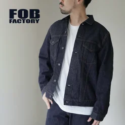 FOB FACTORY Jackets^/ Selvage Denim 3rd Jacket indigo