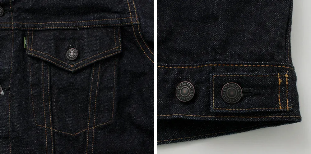 FOB FACTORY Jackets^/ Selvage Denim 3rd Jacket indigo