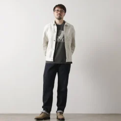FOB FACTORY Jeans^/ Selvage Denim Tapered 5P Pants indigo