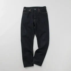 FOB FACTORY Jeans^/ Selvage Denim Tapered 5P Pants indigo