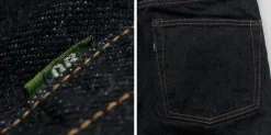FOB FACTORY Jeans^/ Selvage Denim Tapered 5P Pants indigo