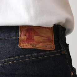 FOB FACTORY Jeans^/ Selvage Denim Tapered 5P Pants indigo
