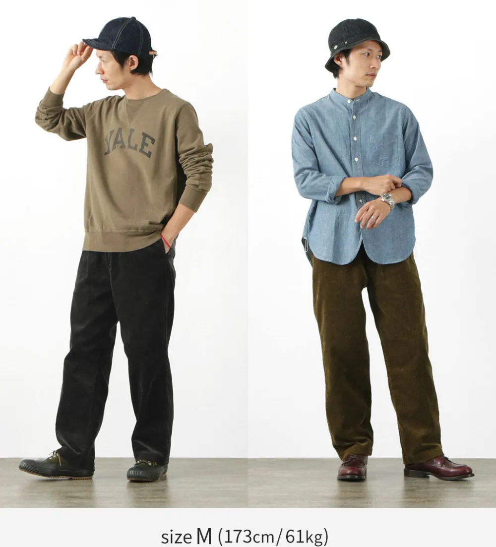 FOB FACTORY Trousers^/ Wide Well Corduroy Pants