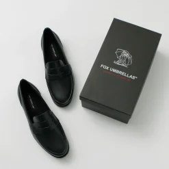 FOX UMBRELLAS Leather Shoes & Boots^/ Loafer Rain shoes black