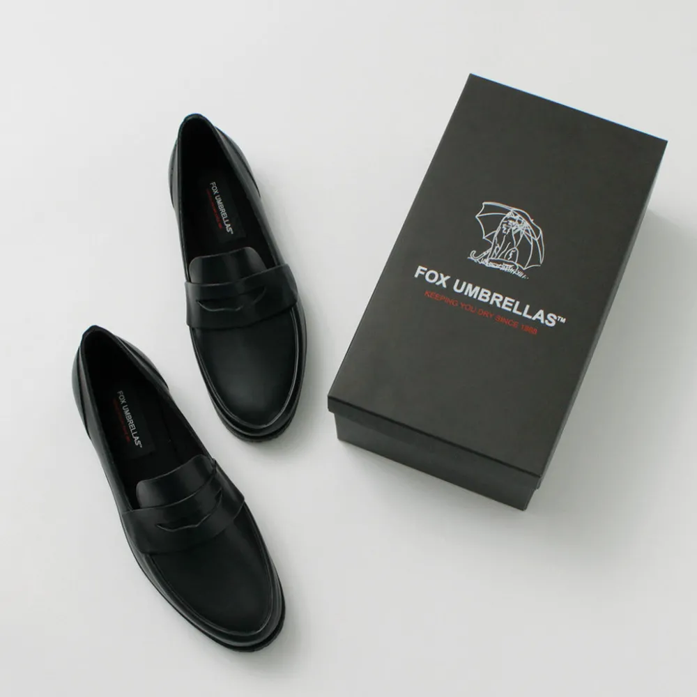 FOX UMBRELLAS Leather Shoes & Boots^/ Loafer Rain shoes black