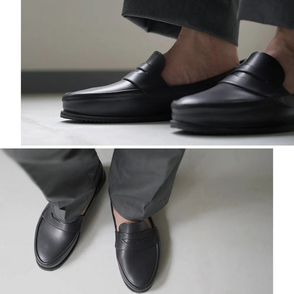 FOX UMBRELLAS Leather Shoes & Boots^/ Loafer Rain shoes black