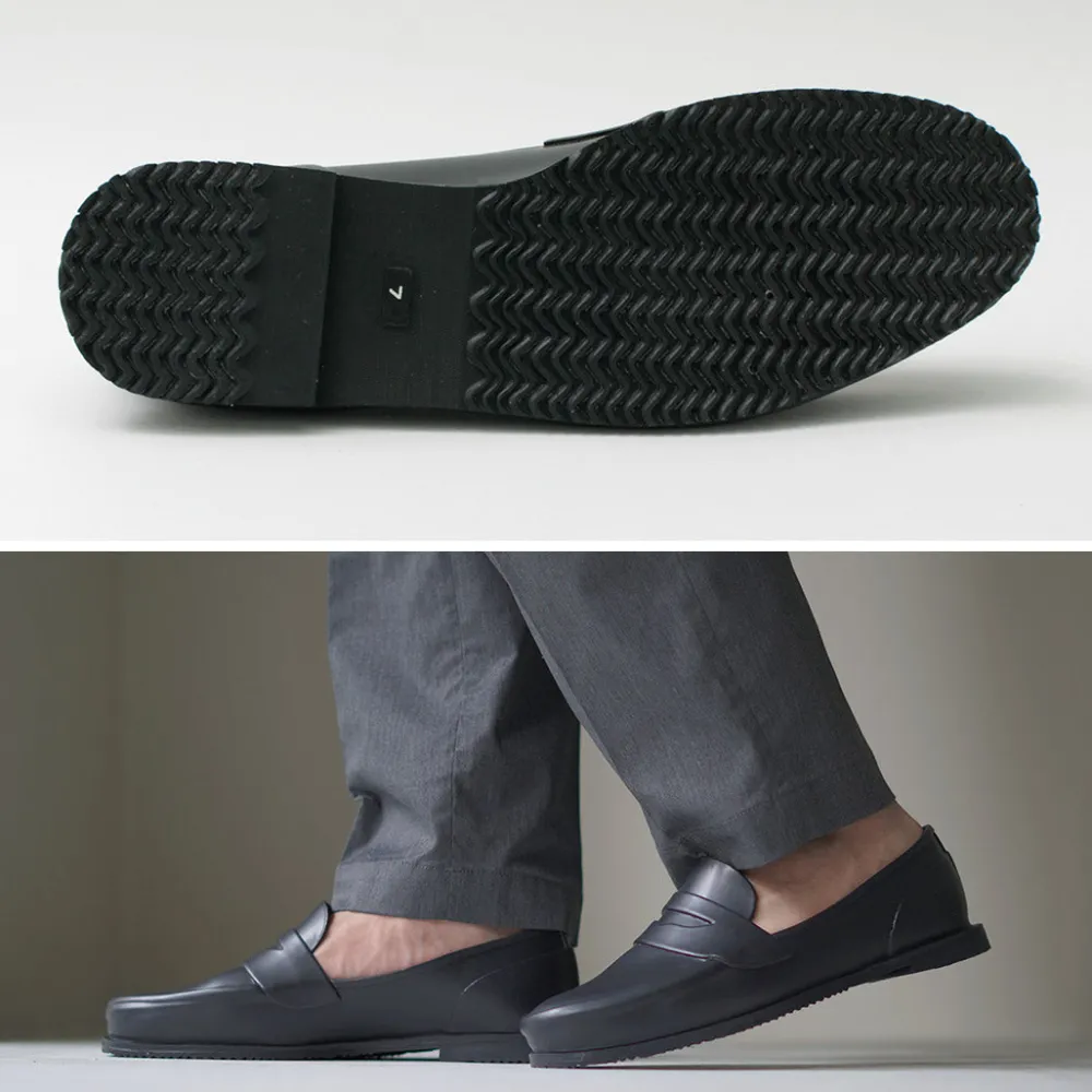 FOX UMBRELLAS Leather Shoes & Boots^/ Loafer Rain shoes black