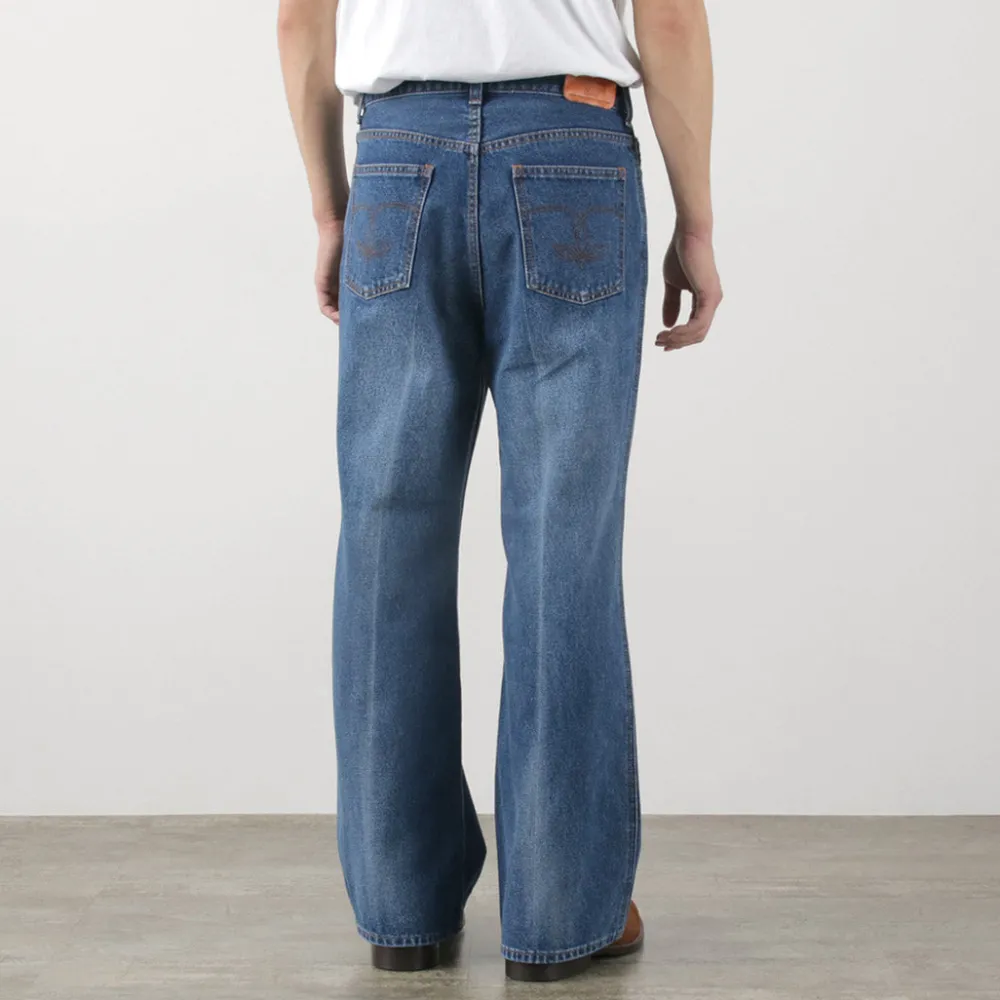 FREEMANS SPORTING CLUB Jeans^/ Francis Boots Cut Jeans Center Crease denim