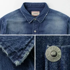 FREEMANS SPORTING CLUB Shirts^/ Great Jones Denim Shirt blue