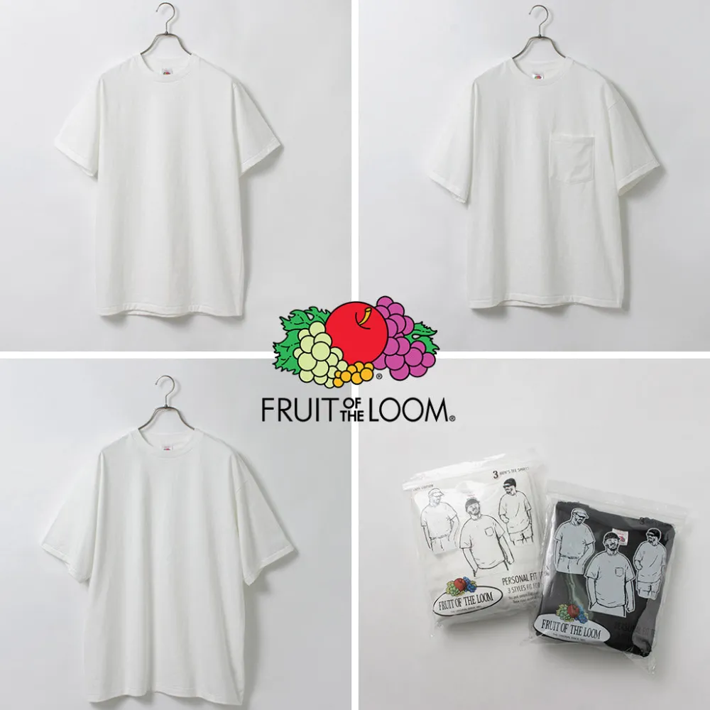 FRUIT OF THE LOOM T-Shirts^/ Personal Fit 3 Pack T-Shirts