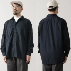 FUJITO Shirts^/ Army Shirt Cotton Broad
