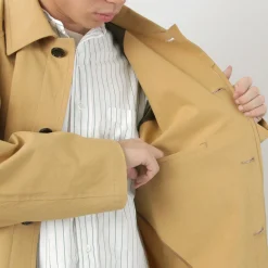 FUJITO Coats^/ Balmacaan Coat Wall Twisted Ox