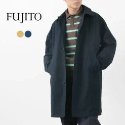 FUJITO Coats^/ Balmacaan Coat Wall Twisted Ox