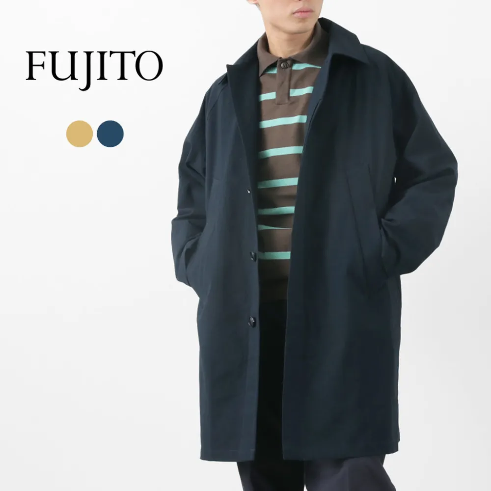 FUJITO Coats^/ Balmacaan Coat Wall Twisted Ox