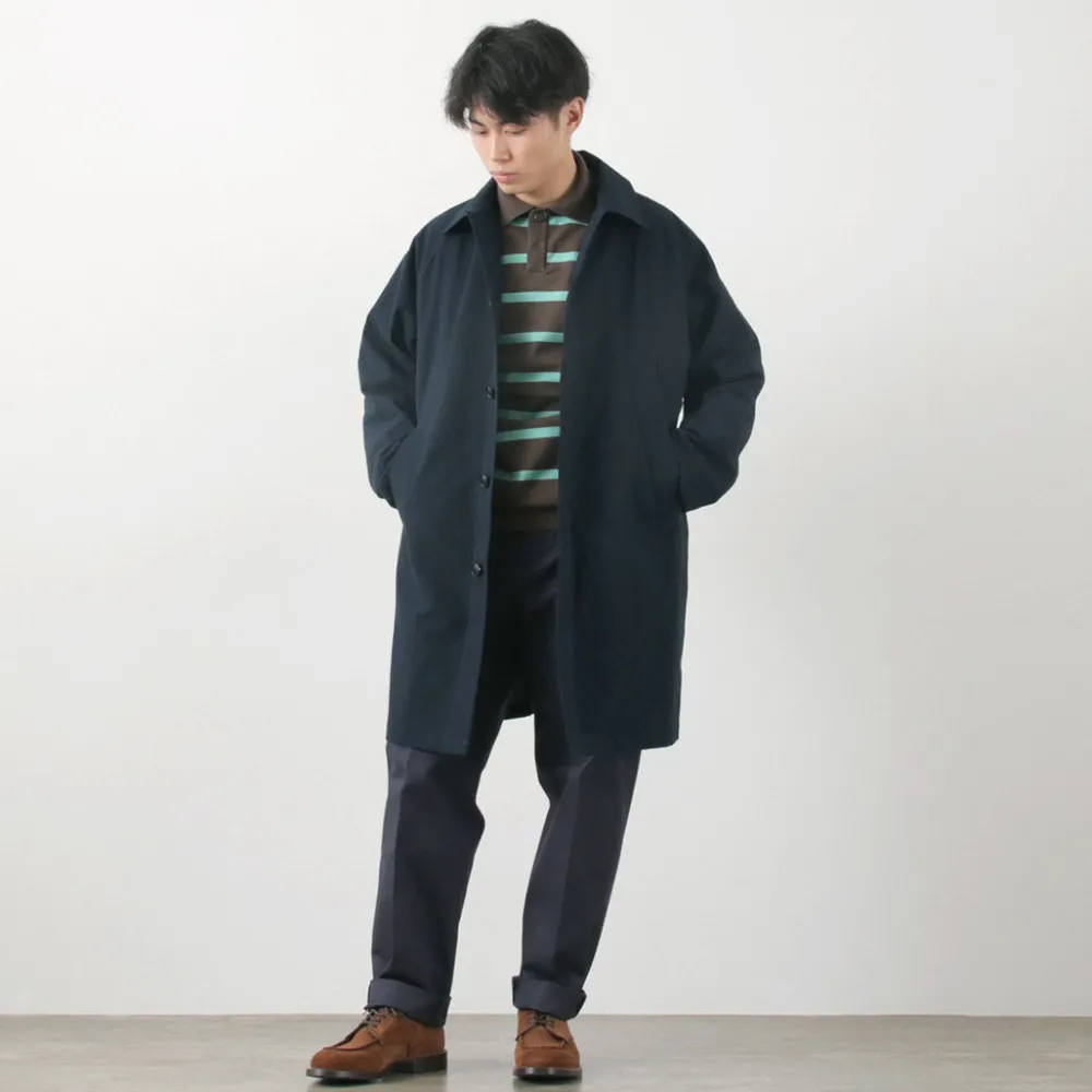 FUJITO Coats^/ Balmacaan Coat Wall Twisted Ox