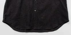 FUJITO Shirts^/ Big Size Shirt micro check brown