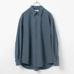 FUJITO Shirts^/ Big Size Shirt Small Check blue