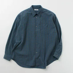 FUJITO Shirts^/ Big Size Shirt Small Check blue