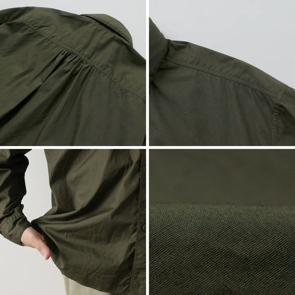 FUJITO Shirts^/ Big Size Work Shirt Broad olive