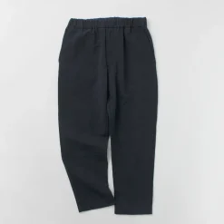 FUJITO Trousers^/ Cotton Linen Seersucker Easy Pants navy