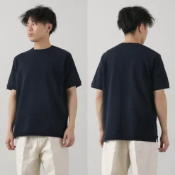 FUJITO Knits^/ Crew Neck Knit T-Shirt