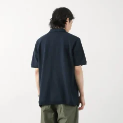 FUJITO T-Shirts^/ Knit Polo Easy Solid Collar