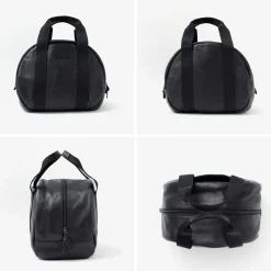 FUJITO Tote Bags^/ Leather Helmet Bag black