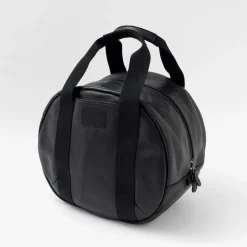 FUJITO Tote Bags^/ Leather Helmet Bag black