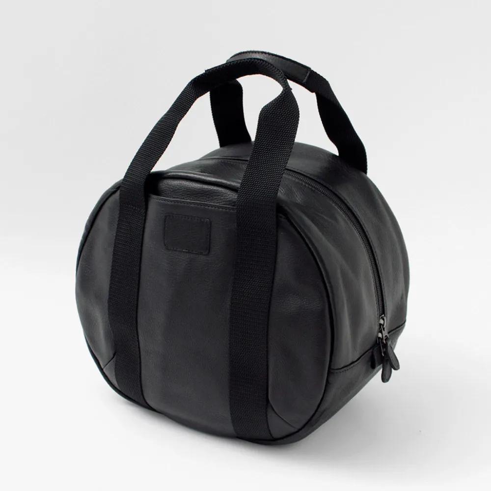 FUJITO Tote Bags^/ Leather Helmet Bag black