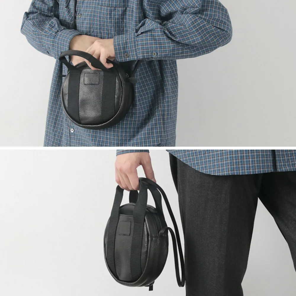 FUJITO Tote Bags|Shoulder Bags^/ Leather Helmet Pouch black