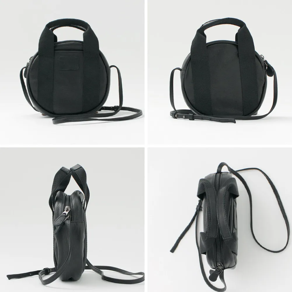 FUJITO Tote Bags|Shoulder Bags^/ Leather Helmet Pouch black