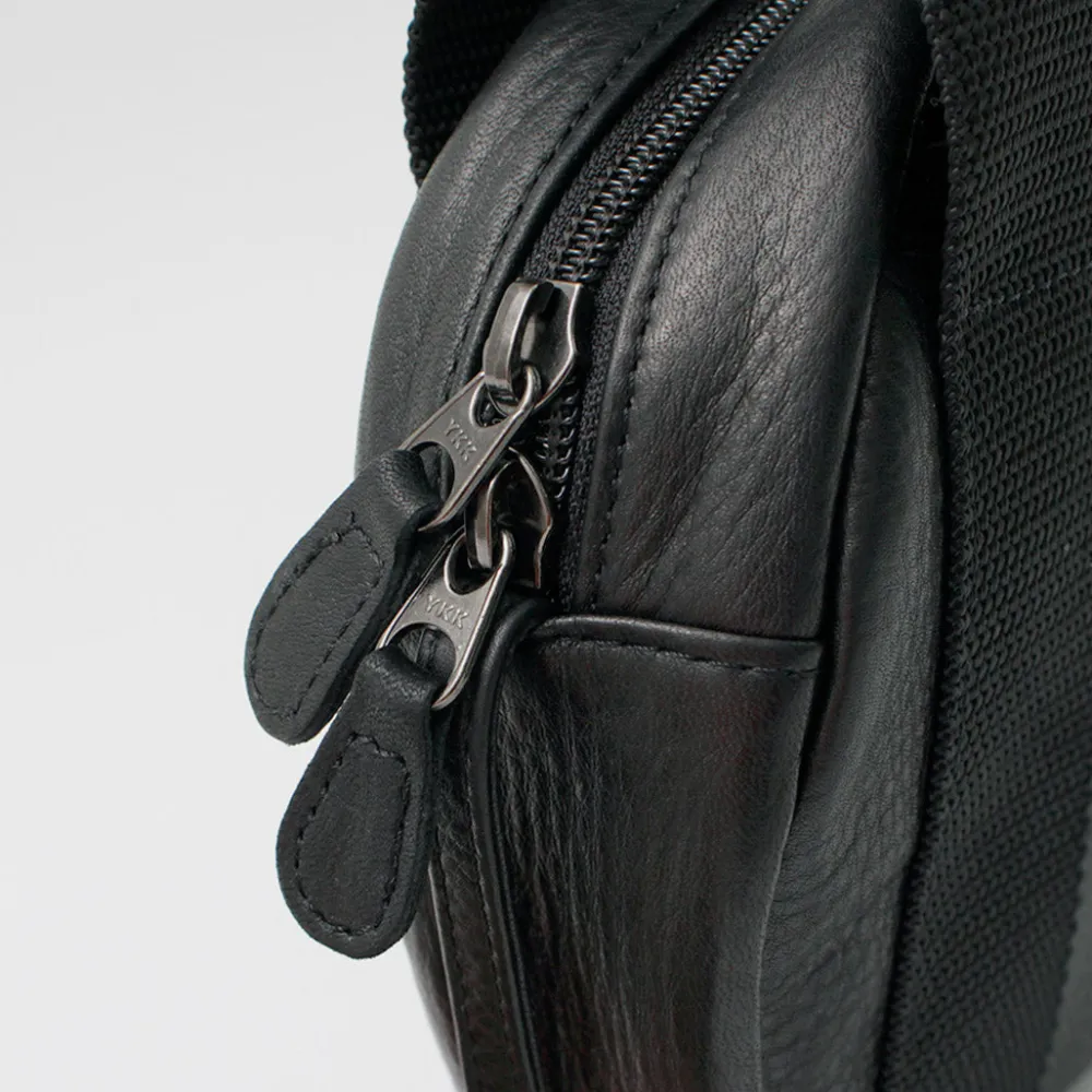FUJITO Tote Bags|Shoulder Bags^/ Leather Helmet Pouch black
