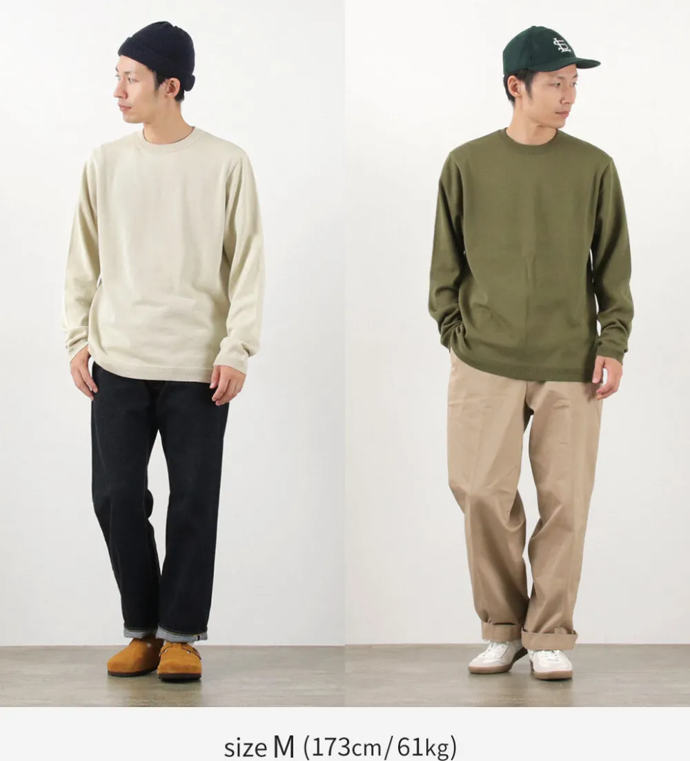 FUJITO Knits^/ Long Sleeve Knit T-Shirt