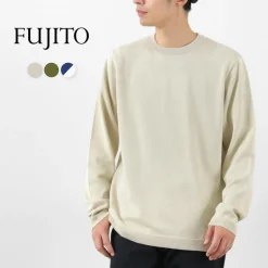 FUJITO Knits^/ Long Sleeve Knit T-Shirt