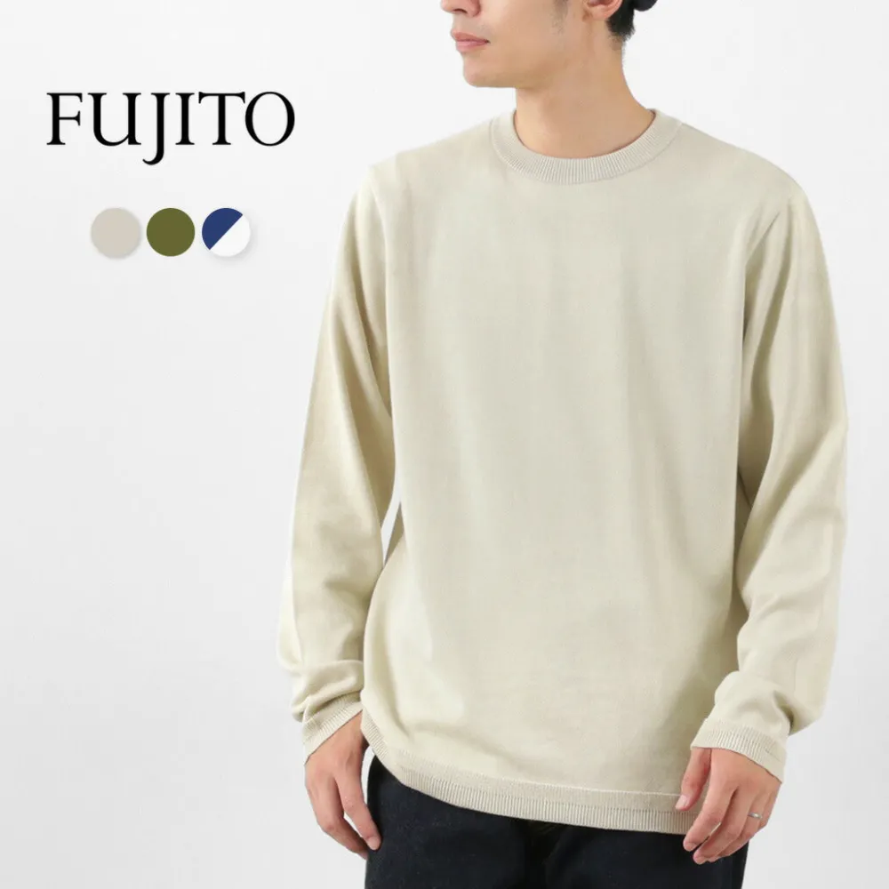 FUJITO Knits^/ Long Sleeve Knit T-Shirt