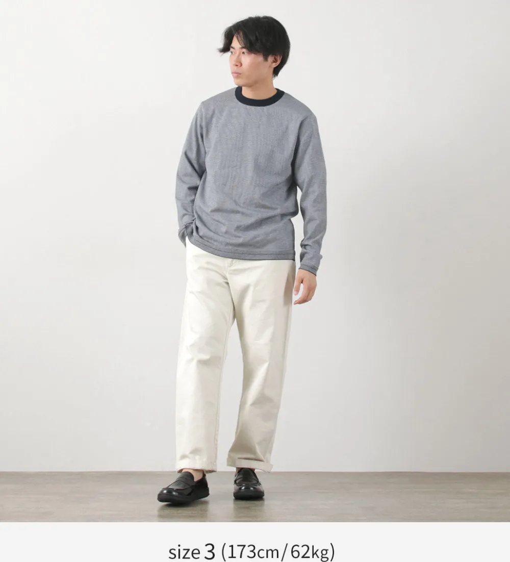 FUJITO Knits^/ Long Sleeve Knit T-Shirt